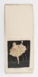 Autograph book containing several fine illustrations, late 1920s to early '30s entries.