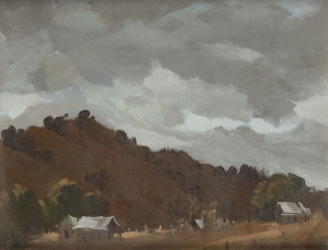 RAMON HORSFIELD (1930 - 2014), Between Showers, Bethanga, ​signed lower right, oil on board, 25 x 30.5cm.