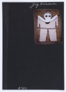 LILY KAREDADA (Karadada) (b.circa 1937) Wandjina, Natural ochres and synthetic polymer paint on linen, inscribed verso with A.G.O.D. #7291, 122 x 92cm. With A.G.O.D. certificate of authenticity and associated documentation. - 2