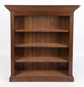 Australian cedar and pine bookshelves, 20th century