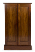 An antique Australian blackwood solicitor's stationery cabinet with two doors revealing eight drawers, late 19th century, 109cm high, 60cm wide, 55cm deep - 2