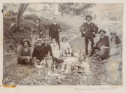 HAWKER, SOUTH AUSTRALIA c.1910s: An old scrapbook, apparently assembled by Ivor Bagg of South Australia. It includes a wide range of home and WW1 army snaps, but also a significant group of albumen prints and later photographs featuring activities at Hawk - 2