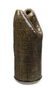 MILTON MOON studio pottery vase incised "Milton Moon", 32cm high