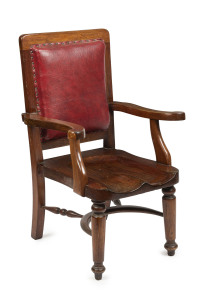 W.H. ROCKE & Co. (attributed) blackwood carver chair, late 19th century