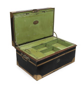 GENERAL SIR W. R. BIRDWOOD (1865 - 1951) WW1 period campaign trunk, painted metal with lift-out tray and compartments, the General's name painted on the top surface, 27.5cm high, 55cm high, 37cm deep. PROVENANCE: Private collection, Florida, U.S.A. - 2