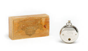 MAGIC INTRODUCTION CO. (U.S.A.): Photoret Watch Camera, c1894, "Patents Allowed & Pending."; in original box.