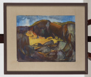 ULDIS ABOLINS (1923 - 2010) Landscape, watercolour, signed (indistinctly) lower left, - 2