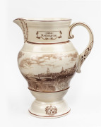 CENTENARY OF MELBOURNE jug by William Adams & Sons Ltd, England, 1934, limited edition 123/200, 25cm high - 2