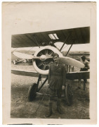 RICHARDS, Lieutenant Edward John , Australian Airmen. History of the 4th SQUADRON, Australian Flying Corps. [Melbourne, Bruce & Co. Printers, circa 1919], Quarto, 80 pages plus 26 pages of photographic plates. Pictorial papered boards; with original cloth - 2