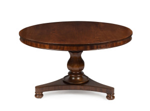 A Colonial cedar tilt-top breakfast table, New South Wales origin, mid 19th century, ​73cm high, 121cm diameter