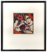 ALTHEA MARY (THEA) PROCTOR (1879 - 1966), The Rose, 1927, woodcut, hand coloured, signed with monogram in image upper right and in pencil in lower margin at right, 22 x 21cm. - 2