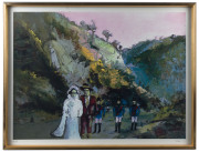 SIDNEY ROBERT NOLAN (1917 - 92), The Marriage of Aaron Sherrett, colour screenprint, signed 'Nolan' and numbered 15/15 in pencil in lower margin, 47.5 x 64cm. - 2