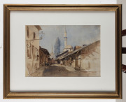 ARTHUR STREETON (attributed) (1867-1943), Cairo Street Scene, watercolour, 34 x 49cm - 2