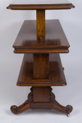 An antique cedar telescopic dumbwaiter, circa 1860s, Sydney origin, 115cm high (when fully extended), 122cm wide, 54cm deep. - 3