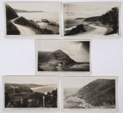 A.E. JARRATT: Group of five RP postcards depicting scenes on the Great Ocean Road and near Lorne, (5), circa 1920. Superb. Some of Jarratt's photographs of Lorne and Mt Buffalo were exhibited at the Fine Art Society's Galleries at 100 Exhibition Street M