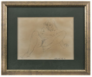 EDWARD MAY (b.1939), Two Nude Studies, Pencil, each signed and dated '89 lower right, each 20 x 25cm. - 2