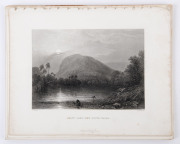 NEW SOUTH WALES: A collection of ten full page steel engraved plates from "Australia by Edwin Carton Booth", engraved from drawings and paintings by John Skinner Prout (1805 - 1876): including "Fairy Lake", "The Hawkesbury", Jamieson's Valley", "Mount Kei - 2