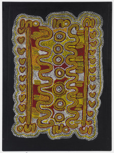 RONNIE LAWSON TJAKAMARRA (c.1930 - 2012) Wallaby, acrylic on canvas, inscribed verso with artist's name, title and stock Number CSG363 and a label "G115719", ​51 x 71cm. Purchased, Leonard Joel, Oct.2011, Lot 3116