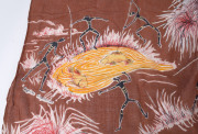 BYRAM MANSELL "Dreamtime" screen print on silk, circa 1960, ​110 x 170cm - 6