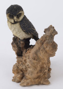 Five Australian ceramic animal ornaments mounted on mallee root, 20th century, the largest 41cm high - 4