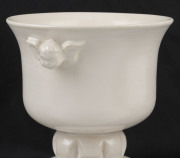 MARTIN BOYD pottery urn with cherub handles, incised "Martin Boyd", 15cm high, 17cm wide - 2