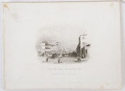 FREDERICK CASEMERO (Charles) TERRY (1825 - 69). A collection of ten full page engraved plates from "Landscape Scenery Illustrating Sydney and Port Jackson", published 1855 by Sands & Kenny. Titles include "King Street, Sydney, looking West", "The Cut in A - 2