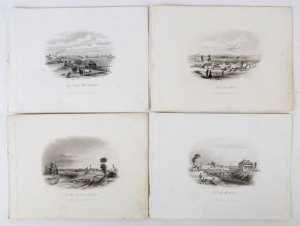 FREDERICK CASEMERO (Charles) TERRY (1825 - 69). A collection of four full page engraved plates from "Landscape Scenery Illustrating Sydney and Port Jackson", published 1855 by Sands & Kenny. Titles comprise "Long Bridge, West Maitland", "New Bridge, West