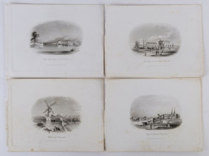 FREDERICK CASEMERO (Charles) TERRY (1825 - 69). A collection of four full page engraved plates from "Landscape Scenery Illustrating Sydney and Port Jackson", published 1855 by Sands & Kenny. Titles comprise "Byrne's Cloth Factory, Paramatta River" and "C