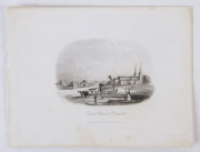 FREDERICK CASEMERO (Charles) TERRY (1825 - 69). A collection of four full page engraved plates from "Landscape Scenery Illustrating Sydney and Port Jackson", published 1855 by Sands & Kenny. Titles comprise "Byrne's Cloth Factory, Paramatta River" and "C - 5