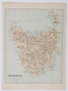 TASMANIA: A collection of eight full page steel engraved plates from "Australia by Edwin Carton Booth", engraved from drawings and paintings by John Skinner Prout (1805 - 1876): similar subjects to the previous lot but including "Perth, Tasmania", "Black - 2