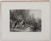 ABORIGINAL SUBJECTS: A collection of eight full page steel engraved plates from "Australia by Edwin Carton Booth", engraved from drawings and paintings by Prout, Chevalier and Armytage: titles include "Carrobboree on the banks of the Murray", "Mount Laura - 3