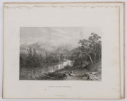 VICTORIA: A collection of ten full page steel engraved plates from "Australia by Edwin Carton Booth", engraved from drawings and paintings by Chevalier, Prout, Armytage, and Carr: including "A Chinese Garden", "Concordia Gold Mines", "Daylesford", "Mount - 2