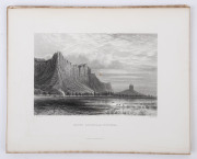 VICTORIA: A collection of ten full page steel engraved plates from "Australia by Edwin Carton Booth", engraved from drawings and paintings by Chevalier, Prout, Armytage, and Carr: including "Ballaarat", "Daylesford", "Night Scene in the diggings", "Post O - 2