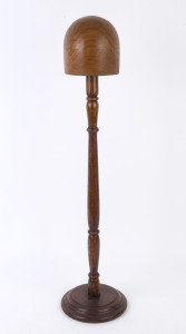 An antique lawyer's wig stand, Tasmanian oak and pine, 19th/20th century, 87cm high