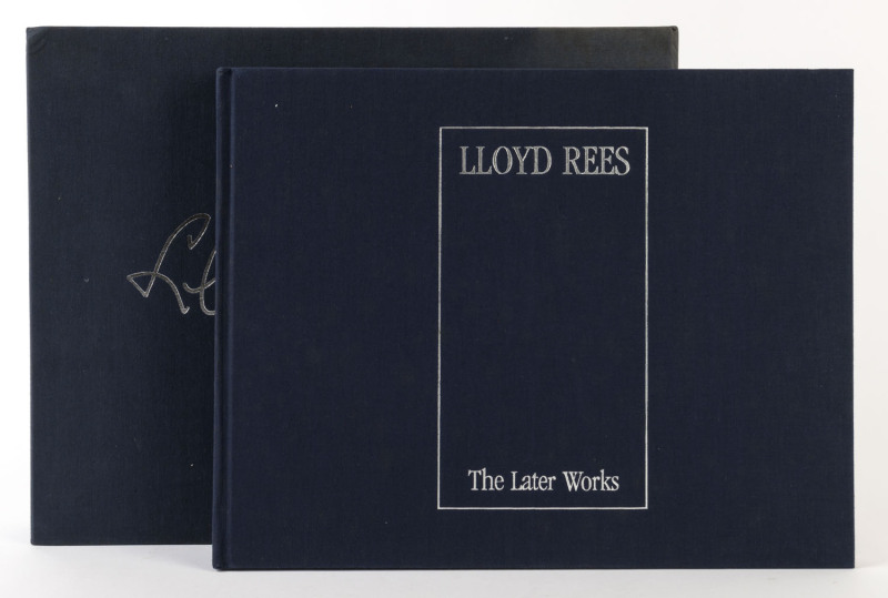 FREE, Renee & REES, Lloyd Lloyd Rees: The Later Works, [The Craftsman's Press: 1983], Oblong 4to. Orig. cloth in orig. cloth slip case. 168pp. With photographic depiction of the artist in his studio by Max Dupain. Deluxe edition, No.14 of 250 numbered cop