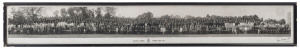 Ray Studios, Baintree, Essex: "Millfield School, Summer Term 1967", panoramic photograph of the entire school student and staff population. Framed & glazed, overall 15.5 x 105cm.