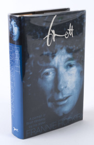 HOPKIRK, Frannie, "A portrait of Brett Whiteley" by his sister, [Sydney, Alfred A. Knopf, 1966], octavo, hardcover with original dust jacket; 453pp, illustrated. Signed by the author on the title page.