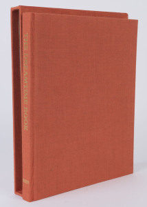 MOUNTFORD, Charles & ROBERTS, Ainslie, The Dreamtime Book : Australian Aboriginal Myths [Rigby Limited, 1973], Folio. 175pp. Orange cloth binding in orange cloth slipcase. Limited to 1100 copies, signed by the author and the artist this being copy 421.