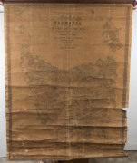 "Tasmania in 1859" by Sprent/Hogan; 2 examples of this large wall map,