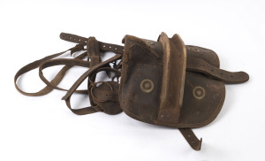 An antique Australian pack saddle, used on the goldfields of central Victoria, 19th century, PROVENANCE: Private collection Ballarat