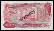 BANKNOTES - World: IRELAND: &pound;1 to &pound;100 set of 7 'SPECIMEN' banknotes, each note numbered '006432', in original Franklin Mint envelope; a/Unc.