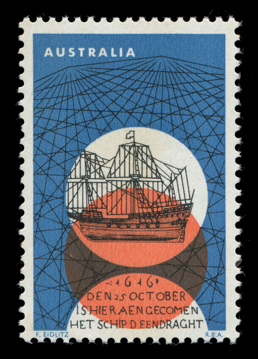 AUSTRALIA Decimal Issues 1966 SG.408b 4c Dirk Hartog error