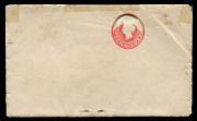 VICTORIA - Postal Stationery: POSTAL STATIONERY - ENVELOPES: 1894 (Stieg: KB16) 2d Carmine PTPO Envelope for Bear's Patent Advertising Booklet, with 32pp advertising booklet enclosed; envelope with hinging/tape adhered to the upper edge & some spotting, t - 2