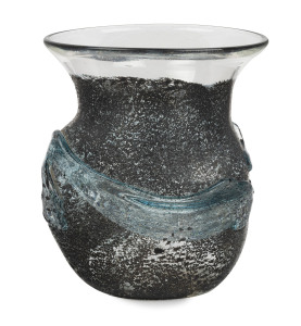 DON WREFORD Australian art glass vase, engraved "Wreford, '97, Daylesford", 20.5cm high