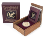 Coins - Australia: Gold: ONE HUNDRED & FIFTY DOLLARS: 2000 $150 'Floral Emblems of Australia' (Cooktown Orchid) proof containing &frac12;oz (15.55gr) of 24ct gold (99.99%), in presentation box with certificate.