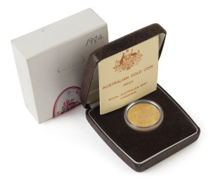 Coins - Australia: Gold: TWO HUNDRED DOLLARS: 1984 Koala Bear proof, in original presentation box, 10gr of 916/1000 (22k) gold.