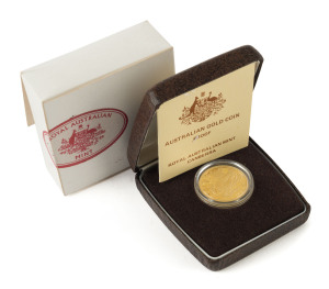 Coins - Australia: Gold: TWO HUNDRED DOLLARS: 1983 Koala Bear proof, in original presentation box, 10gr of 916/1000 (22k) gold.