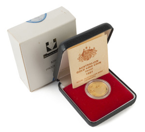 Coins - Australia: Gold: TWO HUNDRED DOLLARS: 1987 Arthur Phillip proof, in original presentation box, 10gr of 916/1000 (22k) gold.