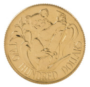 Coins - Australia: Gold: TWO HUNDRED DOLLARS: RAM 1980 $200 Koala Bear, in presentation wallet, 10gr of 916/1000 (22k) gold.