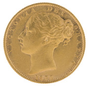 Coins - Australia: Sovereigns: QUEEN VICTORIA YOUNG HEAD/SHIELD: 1878(S), aVF.